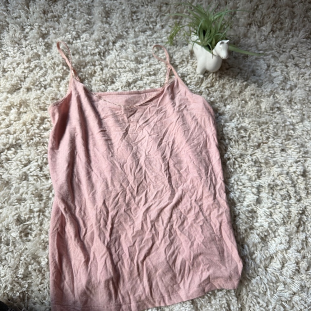 Elegant a new day women’s super cute, soft, pastel tank top Blush Pink Camisole